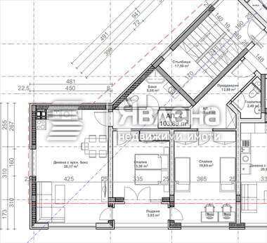 Verkauf - Wohnung in Owtscha Kupel 1,  Sovia