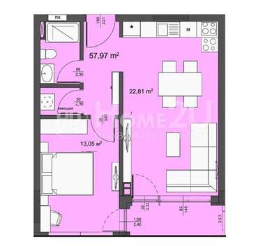 Satış - Apartman olarak Izgrev,  Burgas