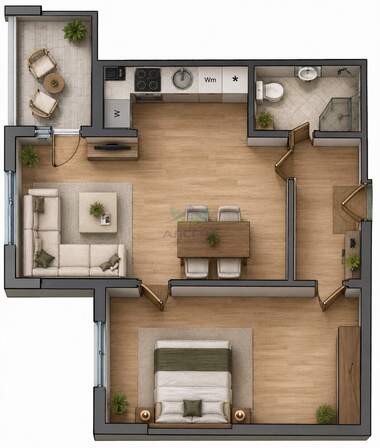Vânzare - Apartament în Țentăr,  Pazardjik
