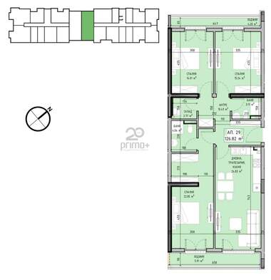 Vânzare - Apartament în Malinova Dolina,  Sofia