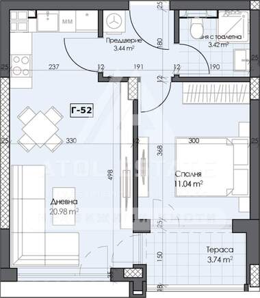 Vânzare - Apartament în Gagarin,  Plovdiv
