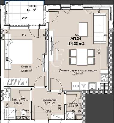 Vânzare - Apartament în Lozeneț,  Sofia