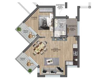 Satış - Apartman olarak Biala,  Varna