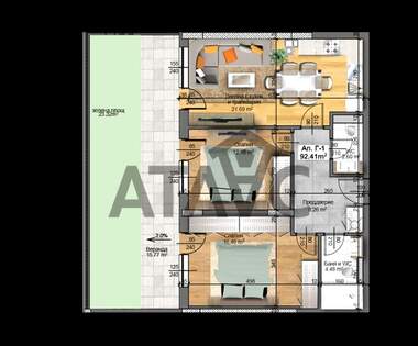 Vânzare - Apartament în Otdih i kultura,  Plovdiv