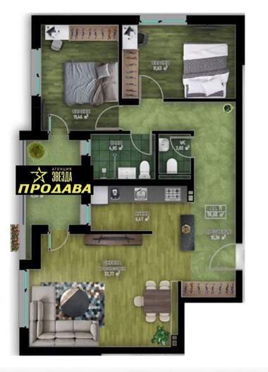 Продажба - Апартамент в Кършияка,  Пловдив