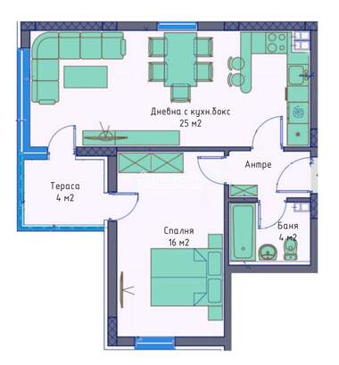 Satış - Apartman olarak Center,  Plovdiv