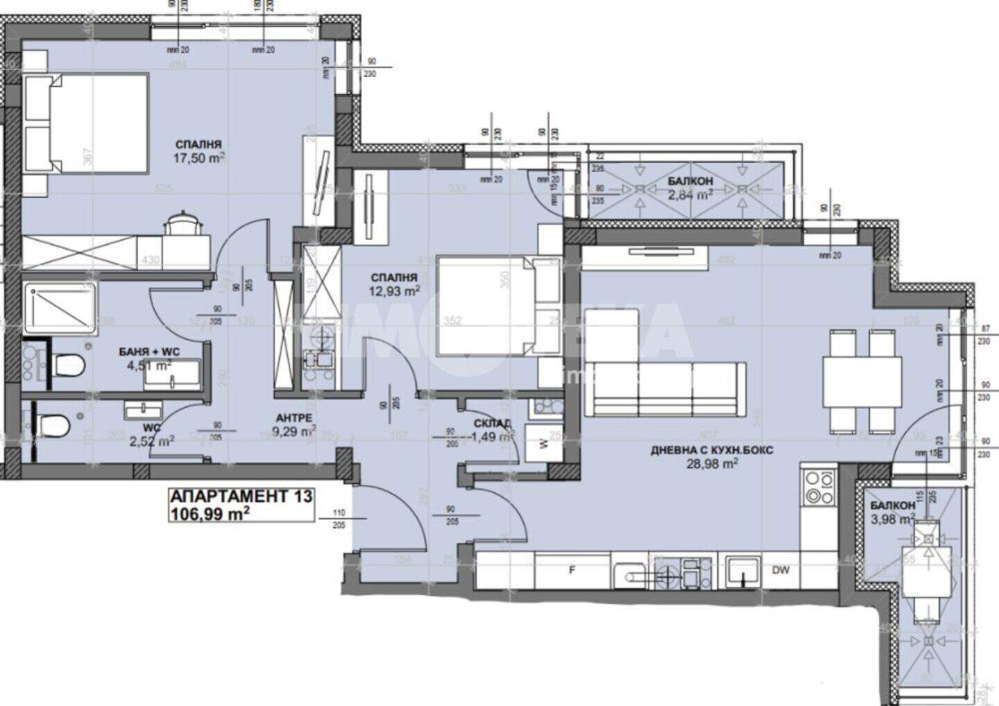 Üç odalı Apartman olarak Vitoşa, Sofia – fotoğraf 6
