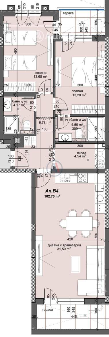 Vânzare - Apartament în Trakia,  Plovdiv