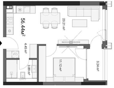 Продажба - Апартамент в Овча Купел 1,  София