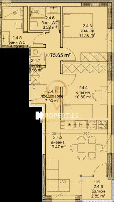 Satış - Apartman olarak Mladost,  Gabrovo