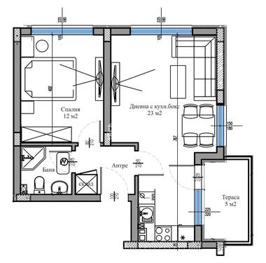 For sale - Apartment in Hristo Smirnenski,  Plovdiv