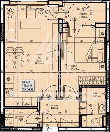 Vânzare - Apartament în Hristo Smirnenski,  Plovdiv
