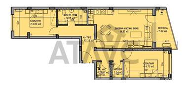 Verkauf - Wohnung in Hristo Smirnenski,  Plowdiw