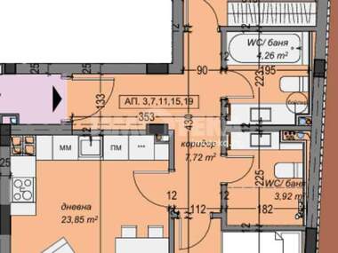 For sale - Apartment in Suhata reka,  Sofia