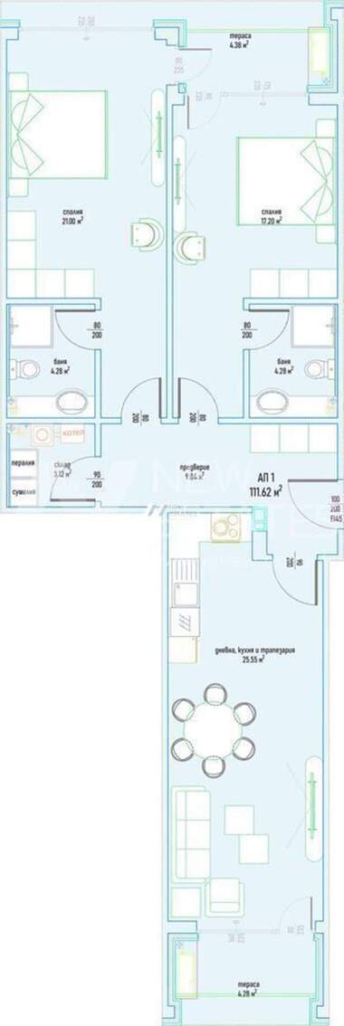 For sale - Apartment in Malinova Dolina,  Sofia