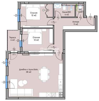 Satış - Apartman olarak Vastaniçeski,  Plovdiv