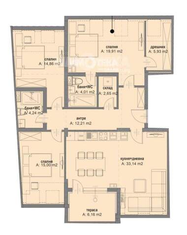 For sale - Apartment in Ovcha Kupel,  Sofia