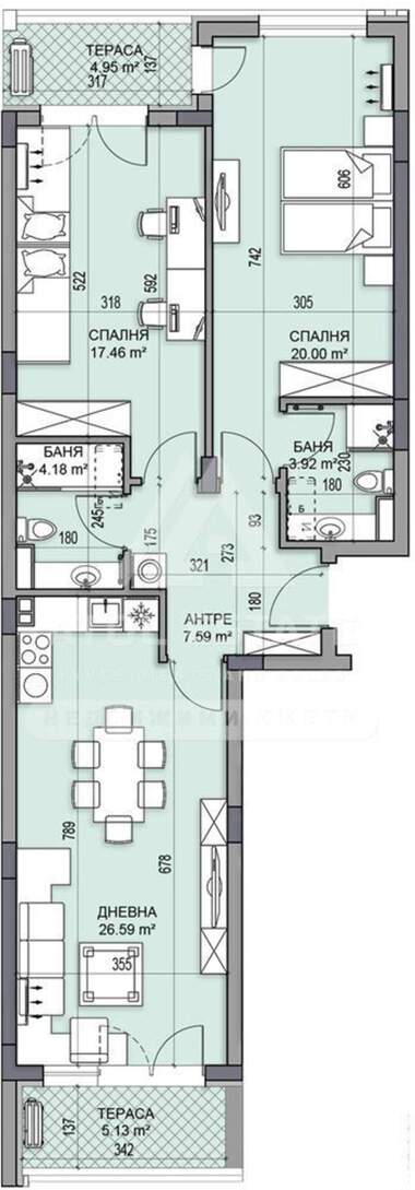 Verkauf - Wohnung in Gagarin,  Plowdiw