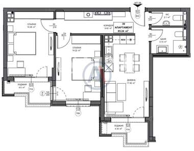 Satış - Apartman olarak Obelia 2,  Sofia