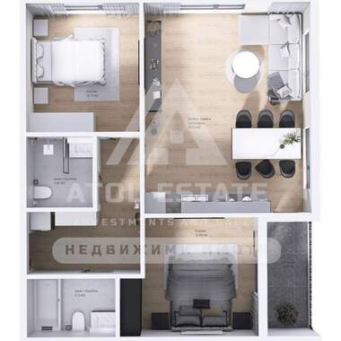 Vânzare - Apartament în Iujen,  Plovdiv
