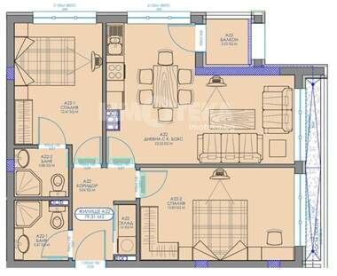 Satış - Apartman olarak Obelia 2,  Sofia