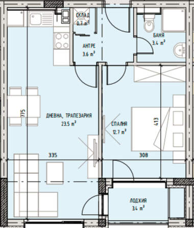 Vânzare - Apartament în Malinova Dolina,  Sofia