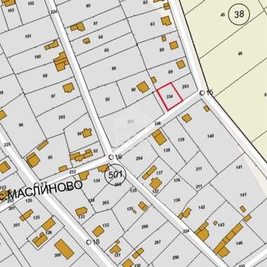 For sale - For Construction in Maslinovo,  Haskovo