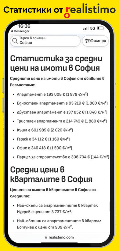 Статистики за цени на апартаментите преди влизане в еврозоната