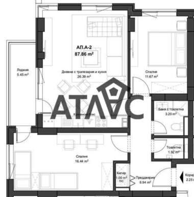 Satış - Apartman olarak Kiuçuk Parij,  Plovdiv