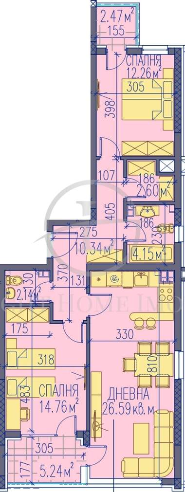 Продажба - Апартамент в Каменица 2,  Пловдив