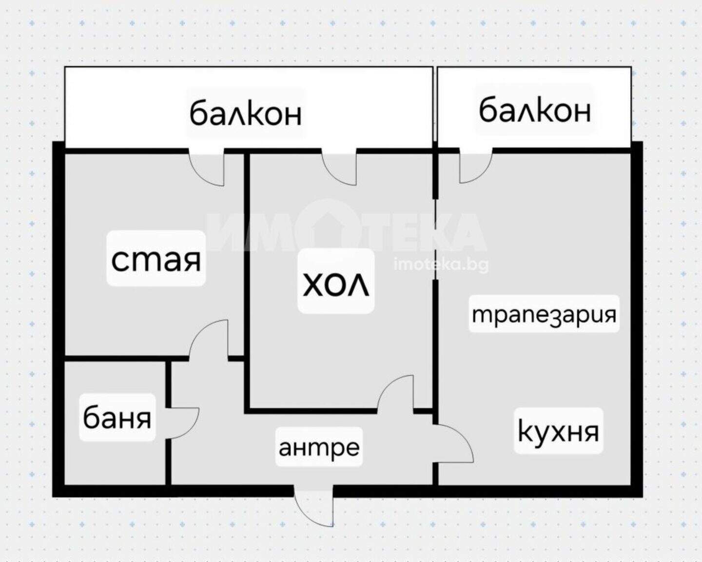Dreizimmer Wohnung in Owtscha Kupel, Sofia – Foto 3