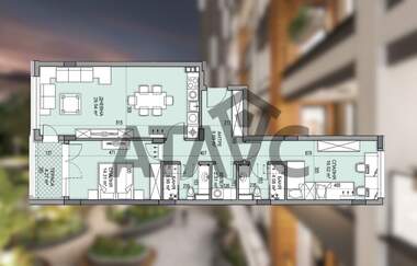 Satış - Apartman olarak Gagarin,  Plovdiv