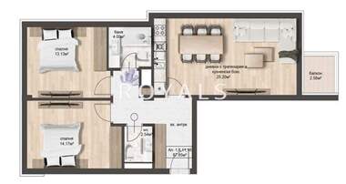 Satış - Apartman olarak Ovça Kupel,  Sofia