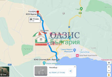 Πώληση - Οικόπεδο για κατασκευή σε Кошарица,  Бургас