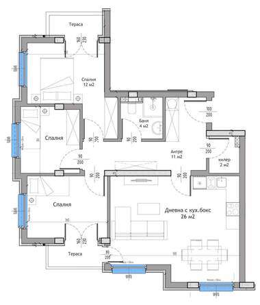 Vânzare - Apartament în Komatevo,  Plovdiv