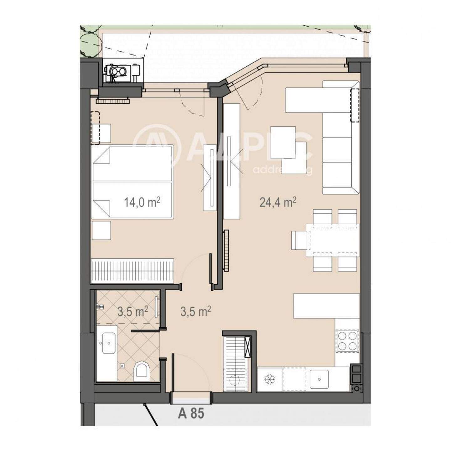1 bedroom Apartment in Borovo, Sofia – photo 4