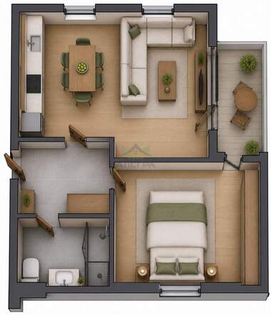 For sale - Apartment in Promishlena zona,  Pazardjik