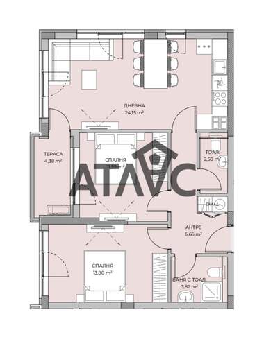 Satış - Apartman olarak Ostromila,  Plovdiv