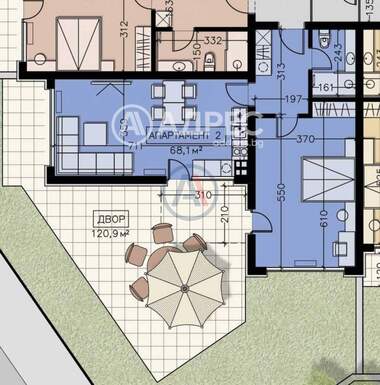 Satış - Apartman olarak Manastirski livadi-Iztok,  Sofia