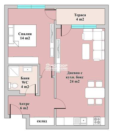 Vânzare - Apartament în Trakia,  Plovdiv