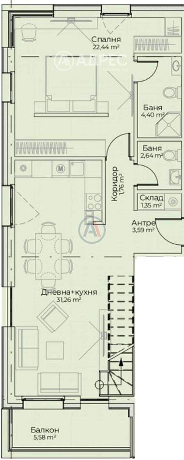Vânzare - Apartament în Simeonovo,  Sofia