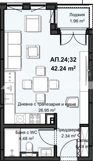 Продажба - Апартамент в Христо Смирненски,  Пловдив