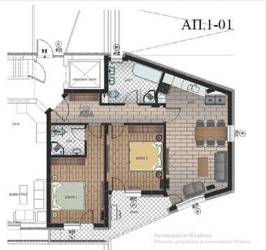 Vânzare - Apartament în Vtori korpus,  Șumen