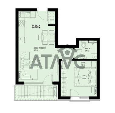 Vânzare - Apartament în Hristo Smirnenski,  Plovdiv