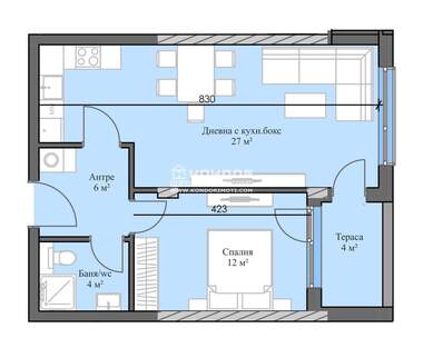 For sale - Apartment in Karshiaka,  Plovdiv