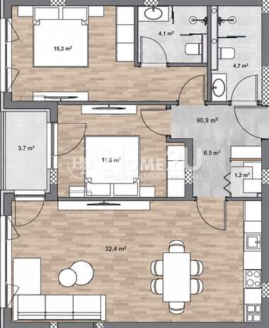 Verkauf - Wohnung in Karschiaka,  Plowdiw