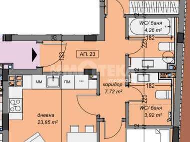 For sale - Apartment in Suhata reka,  Sofia