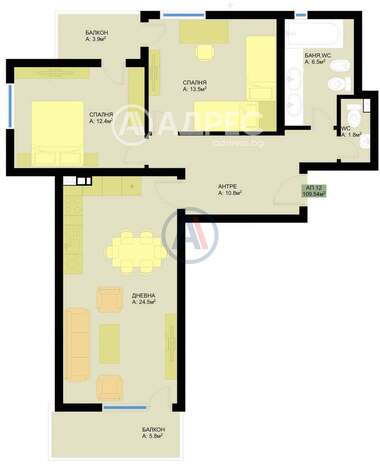 For sale - Apartment in Troshevo,  Varna