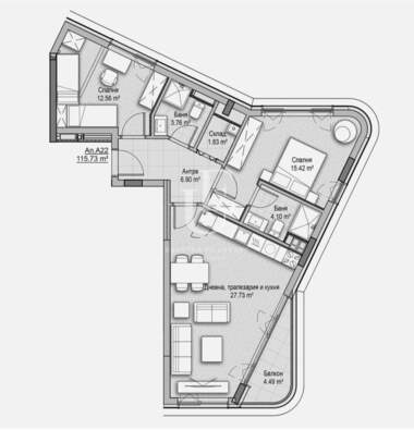 Verkauf - Wohnung in Witoscha,  Sovia