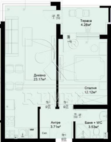 Продажба - Апартамент в Остромила,  Пловдив